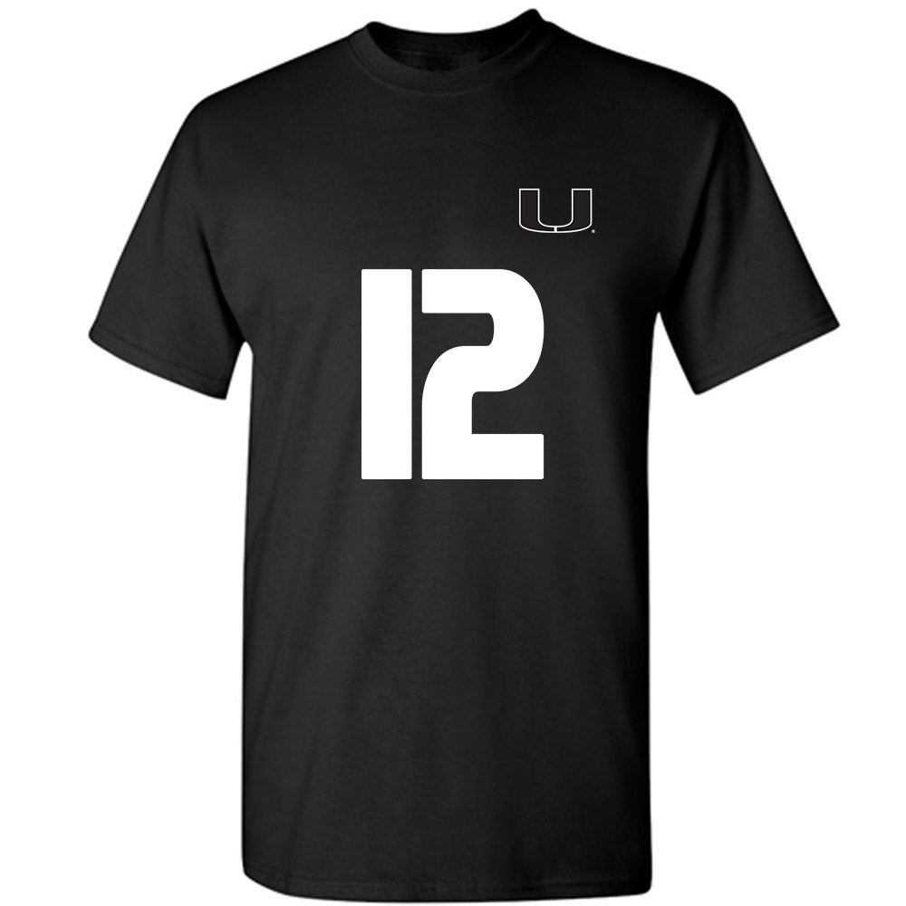 Miami - NCAA Women's Soccer : Teegan Melenhorst - Replica Shersey T-Shirt-0