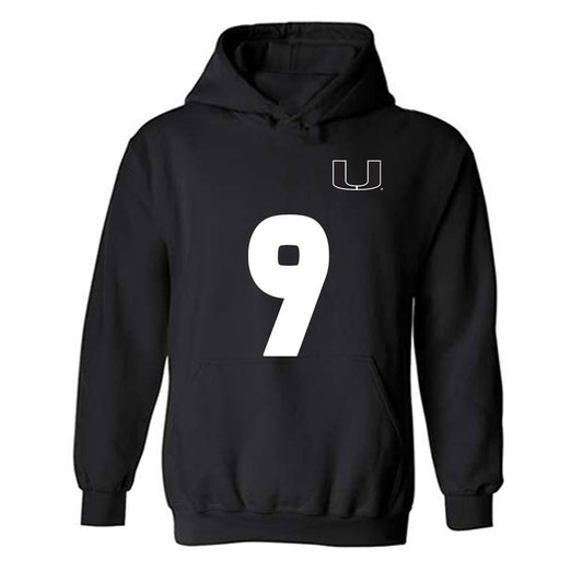 Miami - NCAA Women's Soccer : Giovana Canali - Replica Shersey Hooded Sweatshirt-0