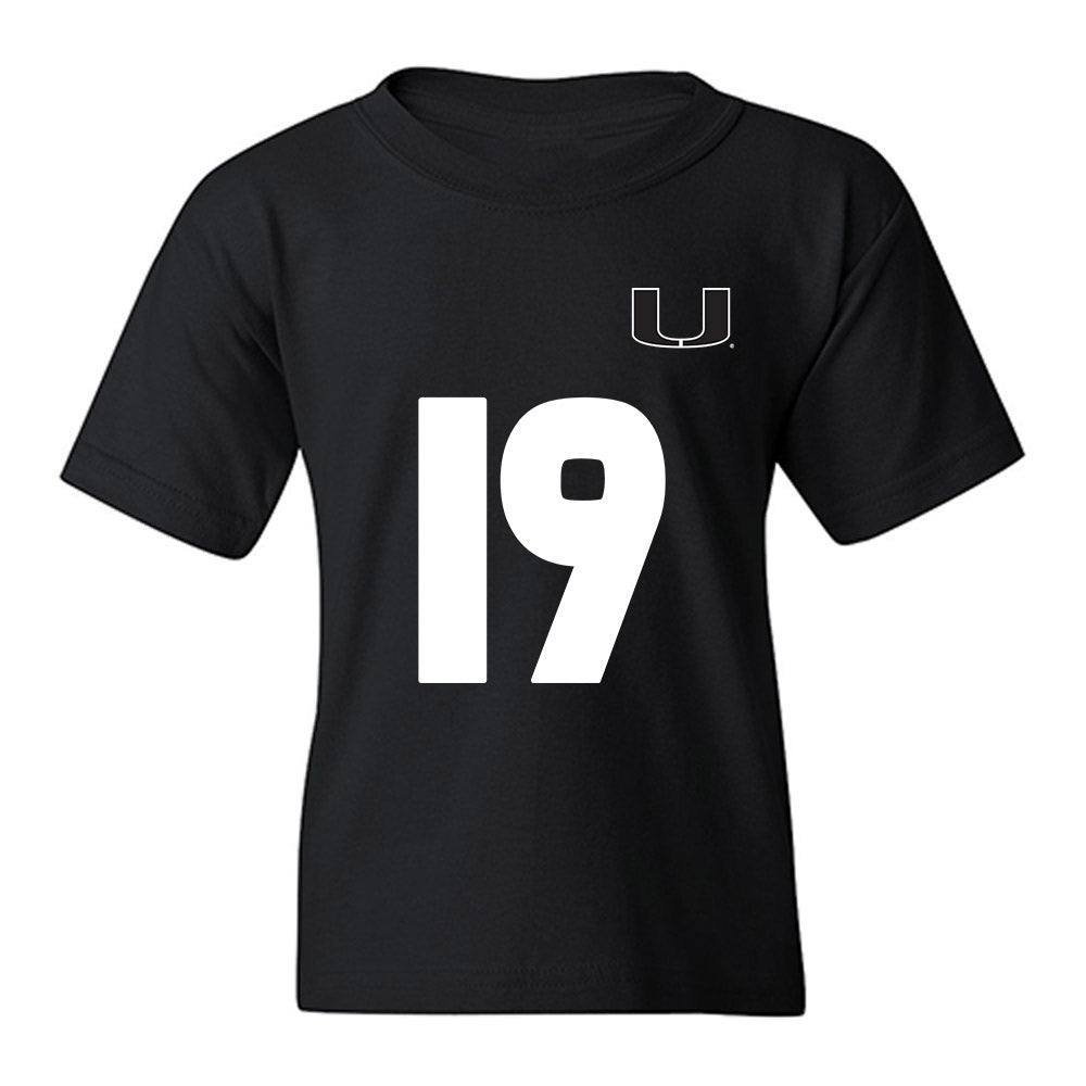 Miami - NCAA Women's Soccer : Maddie Landers - Replica Shersey Youth T-Shirt-0