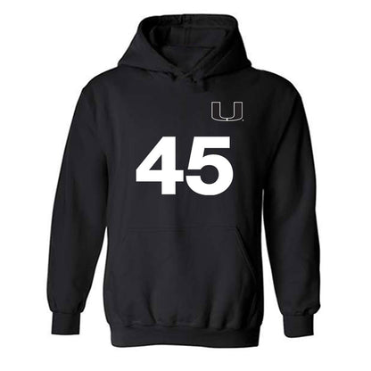 Miami - NCAA Women's Soccer : Gray Willson - Replica Shersey Hooded Sweatshirt