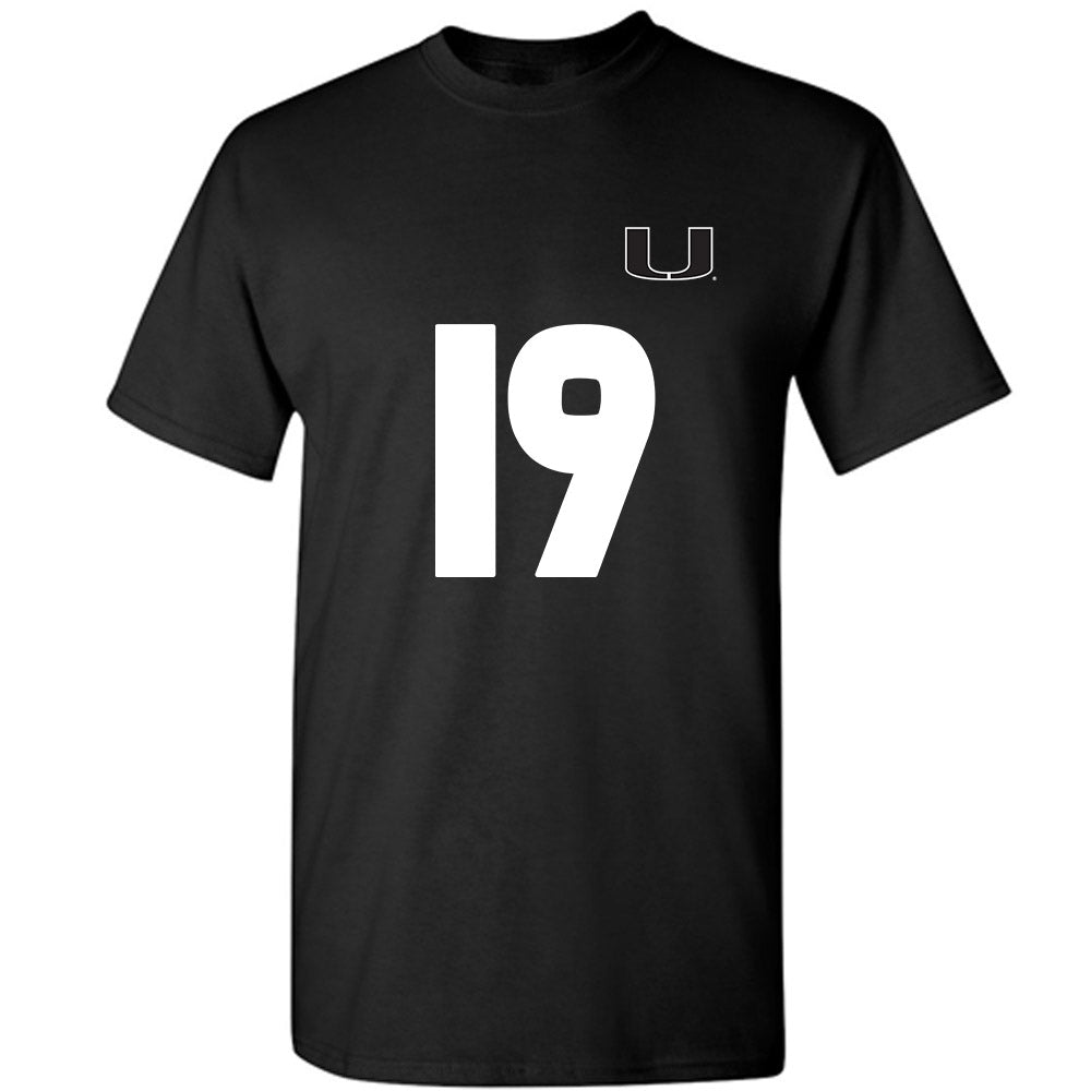 Miami - NCAA Women's Soccer : Maddie Landers - Replica Shersey T-Shirt-0