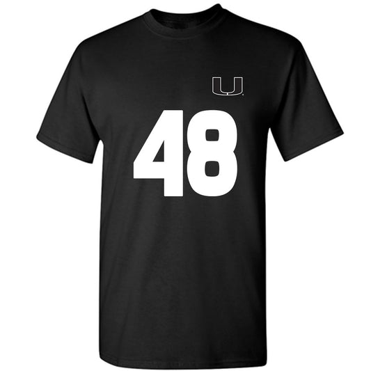 Miami - NCAA Women's Soccer : sage carey - Replica Shersey T-Shirt-0