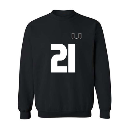 Miami - NCAA Women's Soccer : Kyla Gallagher - Replica Shersey Crewneck Sweatshirt-0