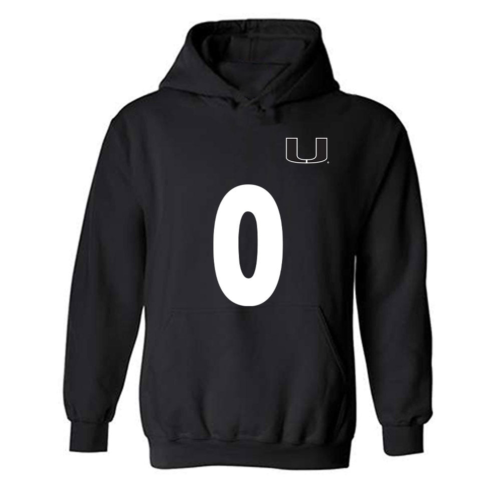 Miami - NCAA Women's Soccer : Vikki Alonzo - Replica Shersey Hooded Sweatshirt-0