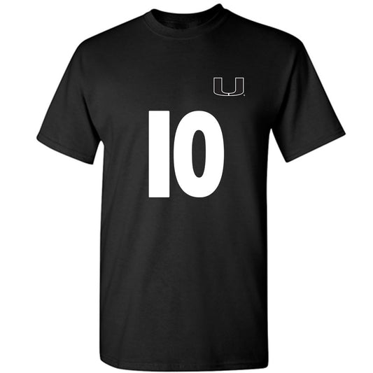 Miami - NCAA Women's Soccer : Eabha Omahony - Replica Shersey T-Shirt-0