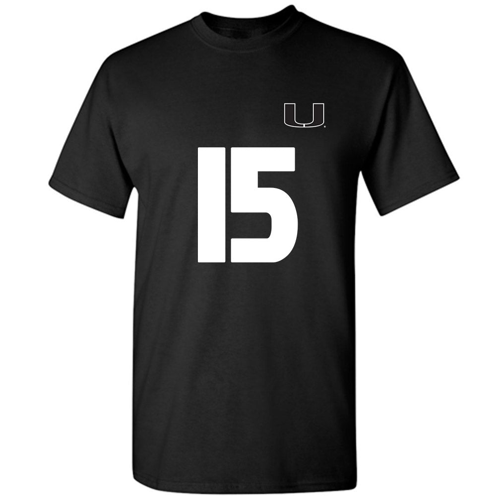 Miami - NCAA Women's Soccer : Allie Serlenga - Replica Shersey T-Shirt-0