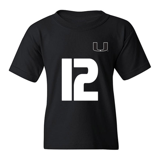 Miami - NCAA Women's Soccer : Teegan Melenhorst - Replica Shersey Youth T-Shirt-0