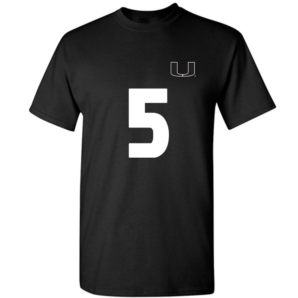 Miami - NCAA Women's Soccer : Amanda Peck - Replica Shersey T-Shirt-0