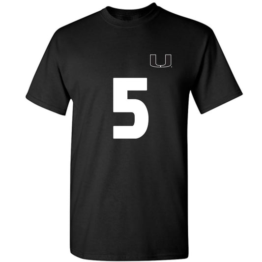 Miami - NCAA Women's Soccer : Amanda Peck - Replica Shersey T-Shirt-0