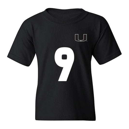 Miami - NCAA Women's Soccer : Giovana Canali - Replica Shersey Youth T-Shirt-0