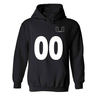 Miami - NCAA Women's Soccer : Vikki Alonzo - Replica Shersey Hooded Sweatshirt-0