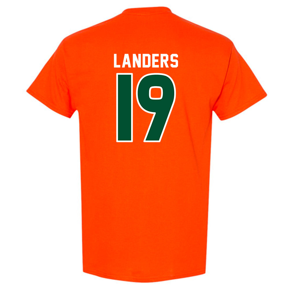 Miami - NCAA Women's Soccer : Maddie Landers - Replica Shersey T-Shirt-1