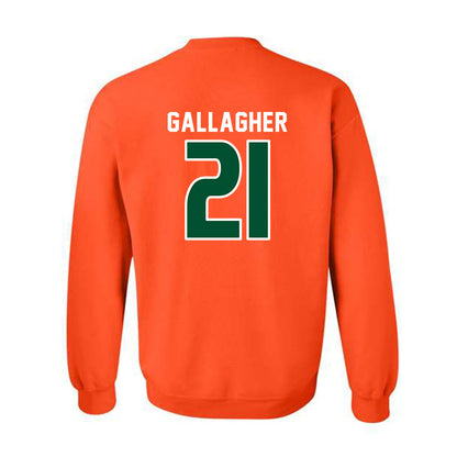 Miami - NCAA Women's Soccer : Kyla Gallagher - Replica Shersey Crewneck Sweatshirt-1