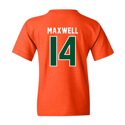 Miami - NCAA Women's Soccer : Taylor Maxwell - Replica Shersey Youth T-Shirt-1