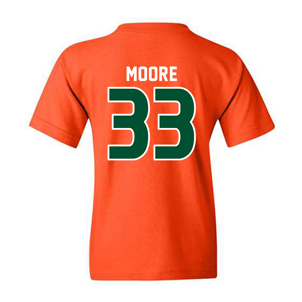 Miami - NCAA Women's Soccer : Hanna Moore - Replica Shersey Youth T-Shirt-1