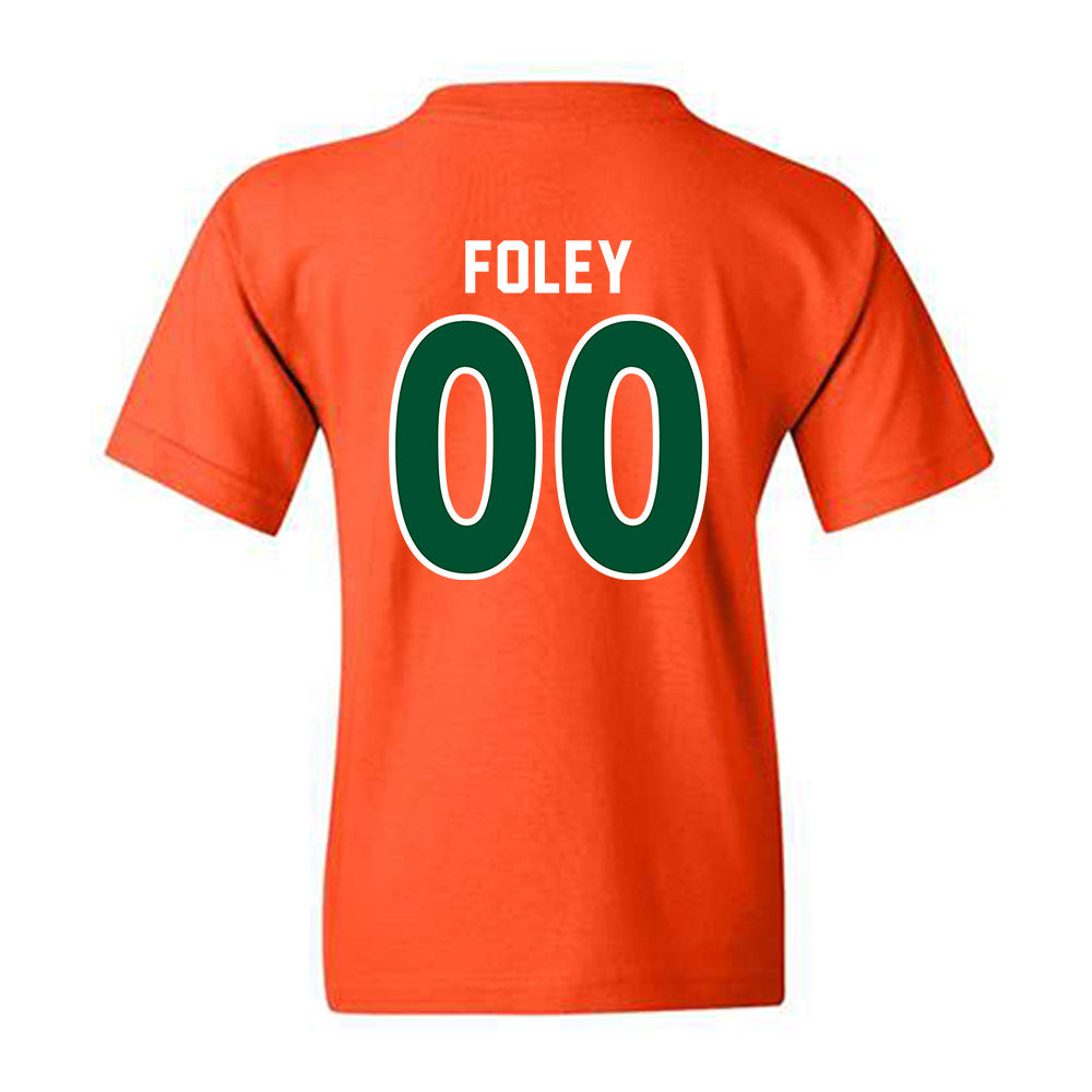 Miami - NCAA Women's Soccer : Claireese Foley - Replica Shersey Youth T-Shirt-1