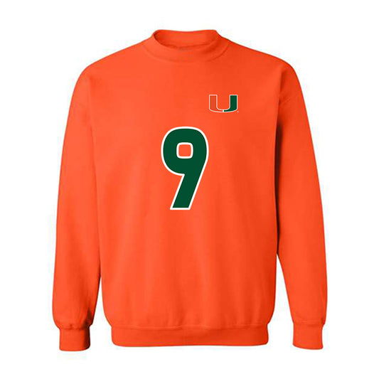 Miami - NCAA Women's Soccer : Giovana Canali - Replica Shersey Crewneck Sweatshirt-0