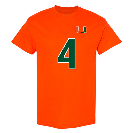 Miami - NCAA Women's Soccer : samantha marella - Replica Shersey T-Shirt-0