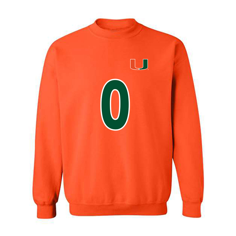 Miami - NCAA Women's Soccer : Vikki Alonzo - Replica Shersey Crewneck Sweatshirt-0