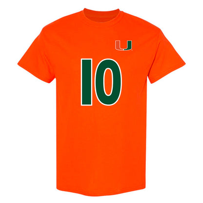 Miami - NCAA Women's Soccer : Julia Edwards - Replica Shersey T-Shirt-0