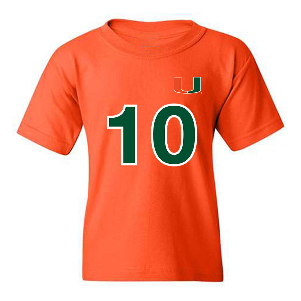 Miami - NCAA Women's Soccer : Julia Edwards - Youth T-Shirt