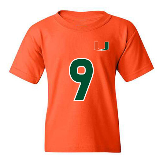 Miami - NCAA Women's Soccer : Giovana Canali - Replica Shersey Youth T-Shirt-0