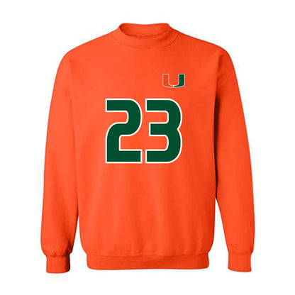 Miami - NCAA Women's Soccer : Faith Graziano - Replica Shersey Crewneck Sweatshirt-0