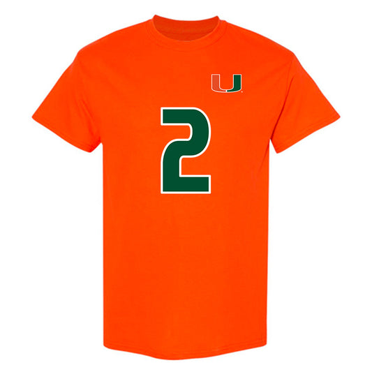 Miami - NCAA Women's Soccer : Emilie Simpson - Replica Shersey T-Shirt-0