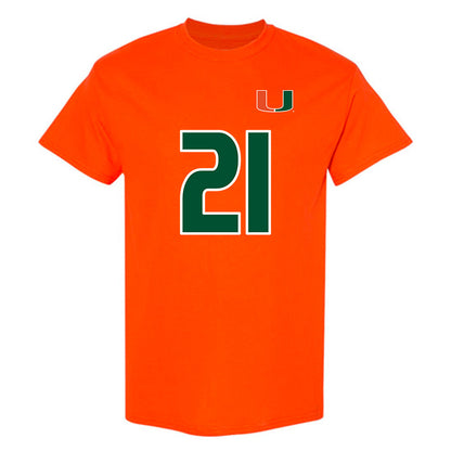 Miami - NCAA Women's Soccer : Kyla Gallagher - Replica Shersey T-Shirt-0