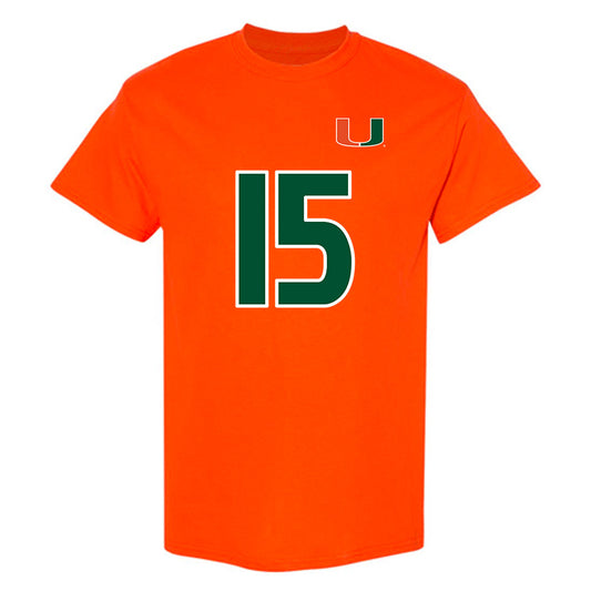 Miami - NCAA Women's Soccer : Allie Serlenga - Replica Shersey T-Shirt-0