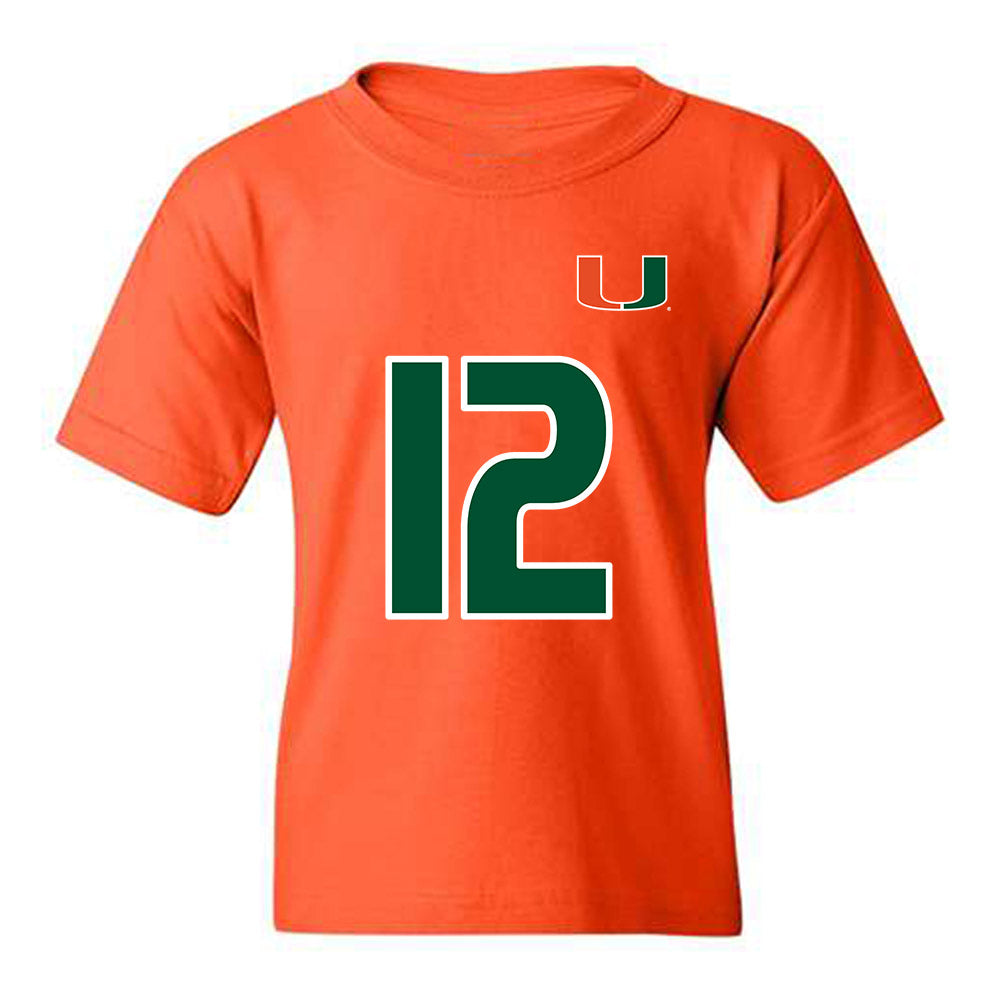 Miami - NCAA Women's Soccer : Teegan Melenhorst - Replica Shersey Youth T-Shirt-0
