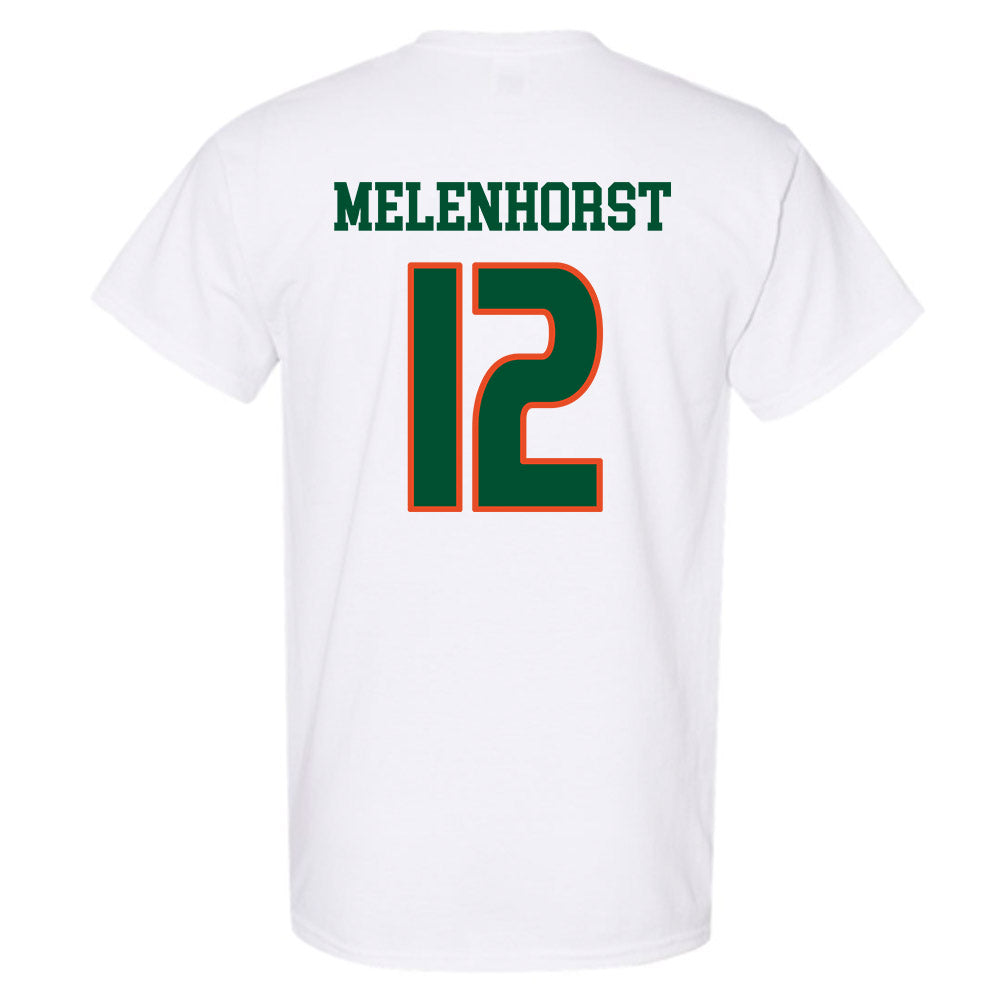 Miami - NCAA Women's Soccer : Teegan Melenhorst - Replica Shersey T-Shirt-1