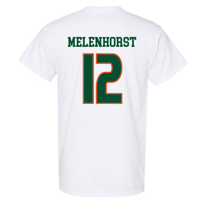 Miami - NCAA Women's Soccer : Teegan Melenhorst - Replica Shersey T-Shirt-1