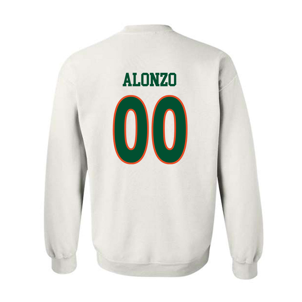 Miami - NCAA Women's Soccer : Vikki Alonzo - Replica Shersey Crewneck Sweatshirt-1