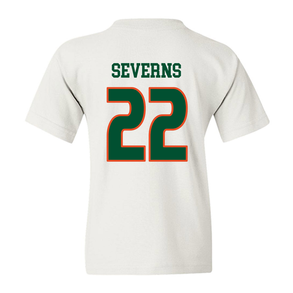 Miami - NCAA Women's Soccer : Brie Severns - Replica Shersey Youth T-Shirt-1