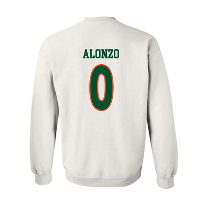 Miami - NCAA Women's Soccer : Vikki Alonzo - Replica Shersey Crewneck Sweatshirt-1