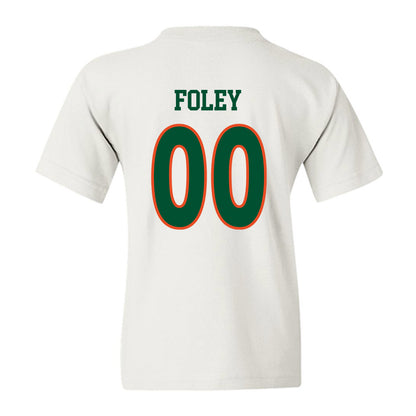 Miami - NCAA Women's Soccer : Claireese Foley - Replica Shersey Youth T-Shirt