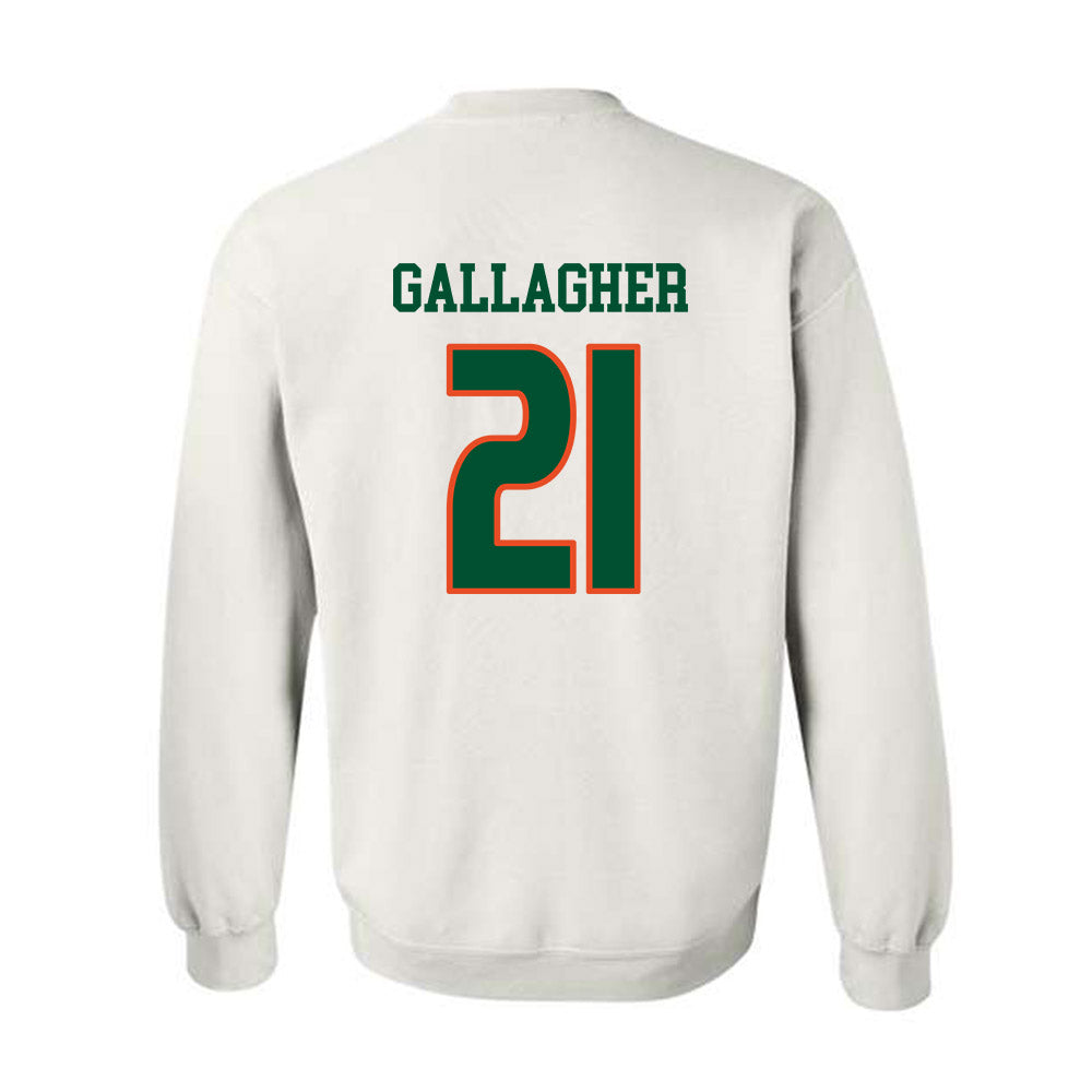 Miami - NCAA Women's Soccer : Kyla Gallagher - Replica Shersey Crewneck Sweatshirt