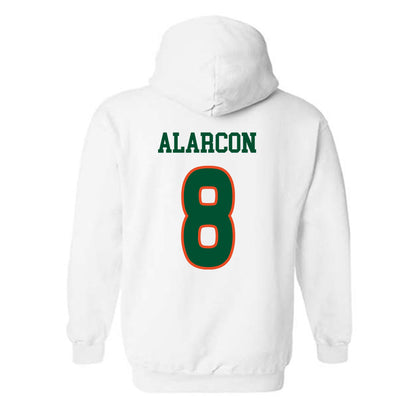 Miami - NCAA Women's Soccer : Ciara Alarcon - Replica Shersey Hooded Sweatshirt