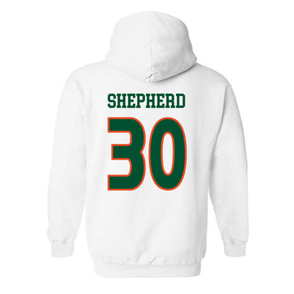 Miami - NCAA Women's Soccer : Zoe Shepherd - Replica Shersey Hooded Sweatshirt