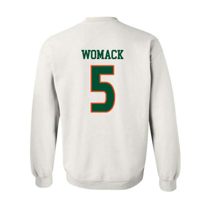 Miami - NCAA Women's Soccer : Jordyn Womack - Replica Shersey Crewneck Sweatshirt-1