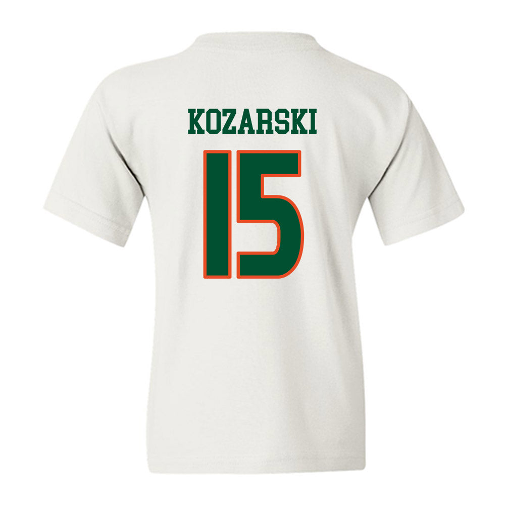 Miami - NCAA Women's Soccer : Gisselle Kozarski - Replica Shersey Youth T-Shirt