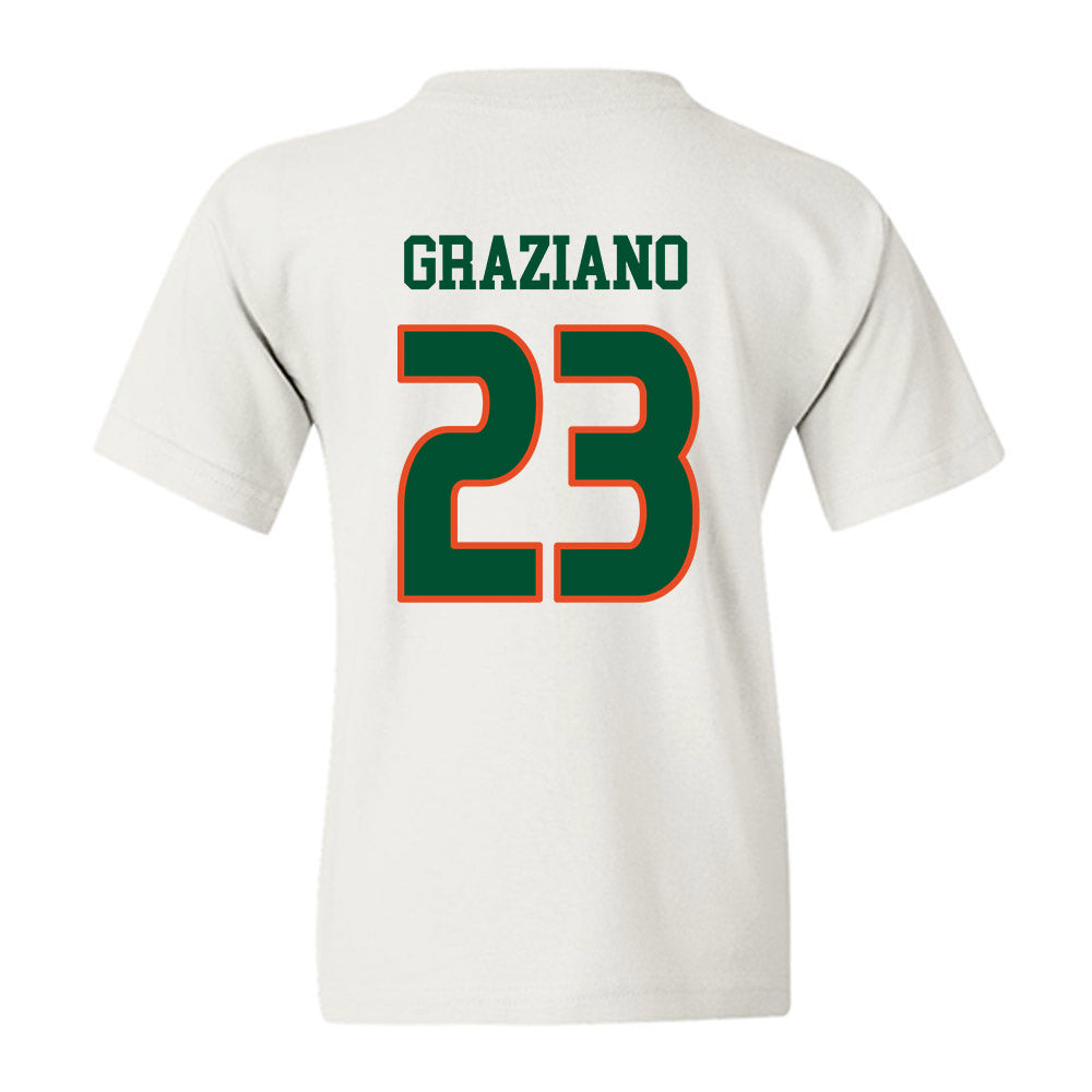 Miami - NCAA Women's Soccer : Faith Graziano - Replica Shersey Youth T-Shirt