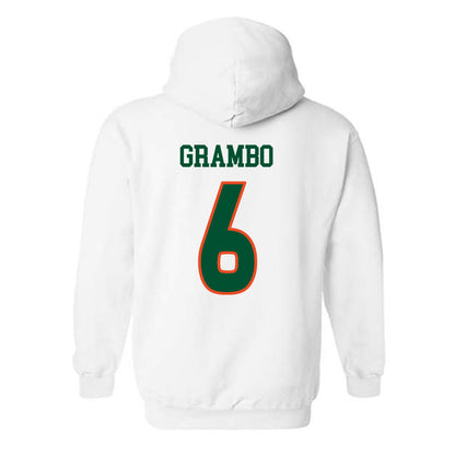 Miami - NCAA Women's Soccer : Tori Grambo - Replica Shersey Hooded Sweatshirt