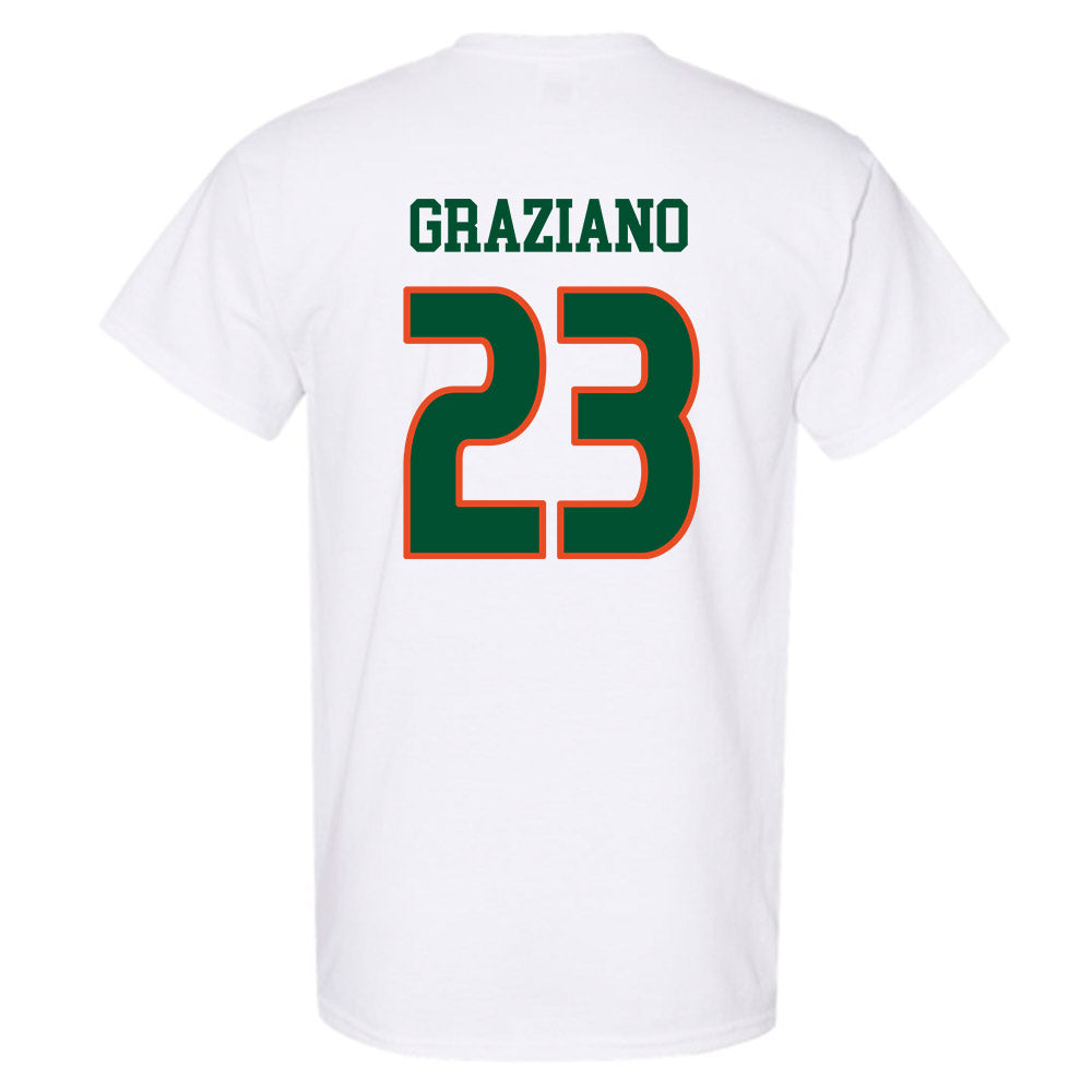 Miami - NCAA Women's Soccer : Faith Graziano - Replica Shersey T-Shirt