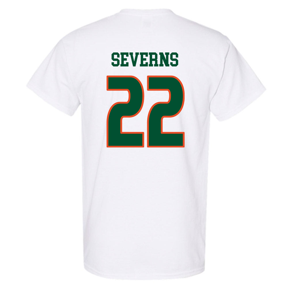 Miami - NCAA Women's Soccer : Brie Severns - Replica Shersey T-Shirt-1