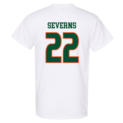 Miami - NCAA Women's Soccer : Brie Severns - Replica Shersey T-Shirt-1
