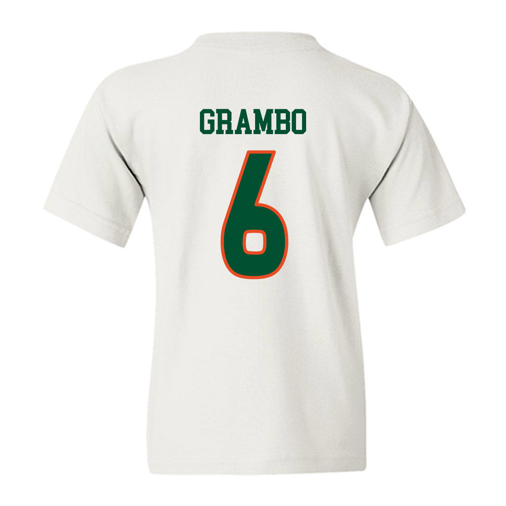 Miami - NCAA Women's Soccer : Tori Grambo - Replica Shersey Youth T-Shirt