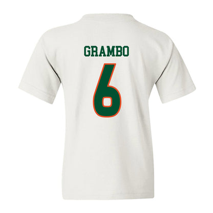 Miami - NCAA Women's Soccer : Tori Grambo - Replica Shersey Youth T-Shirt