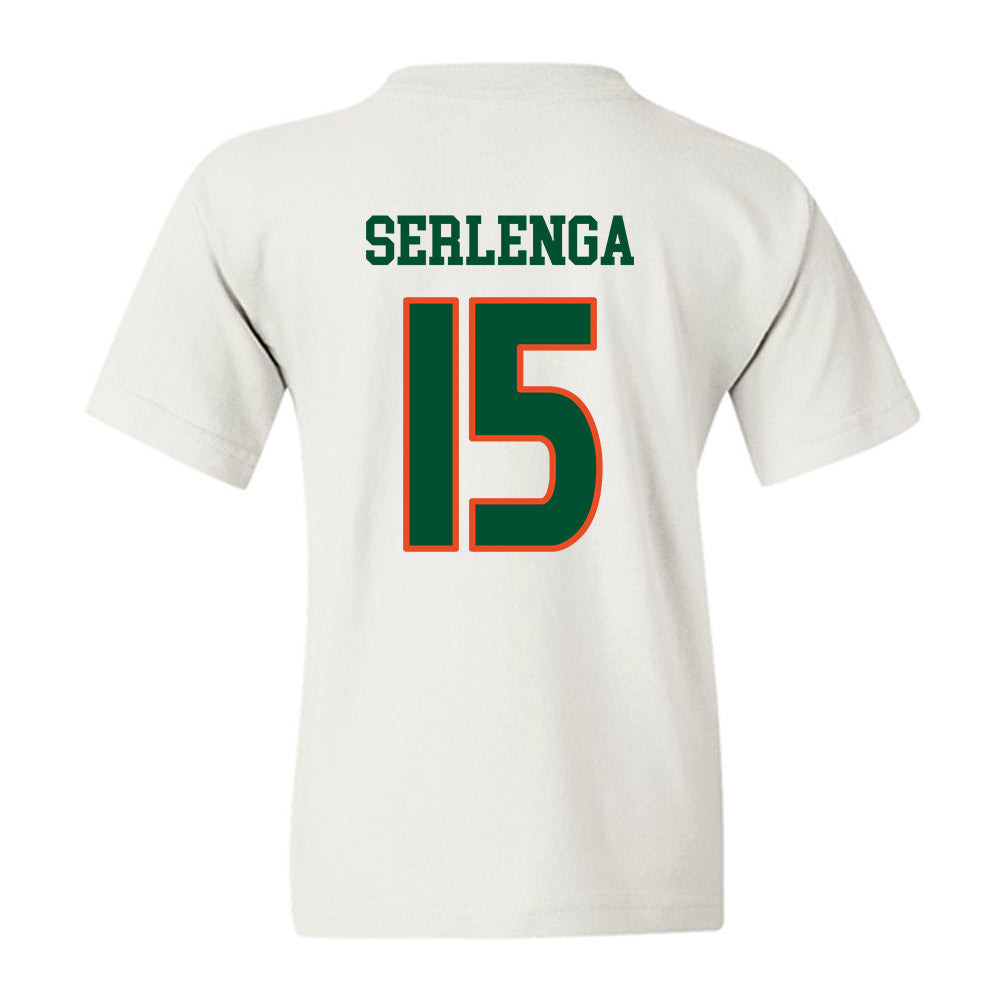 Miami - NCAA Women's Soccer : Allie Serlenga - Replica Shersey Youth T-Shirt-1